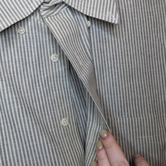 Croft & Barrow Oxford Wrinkle-Resistant Button-Down Shirt, Size 16 34/35 - Picture 7 of 11